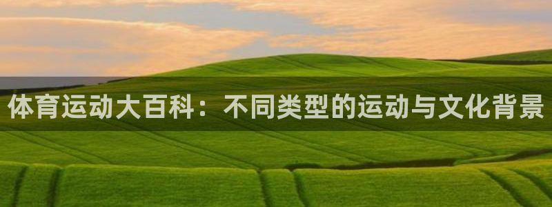 oety欧亿：体育运动大百科：不同类型的运动与文化背景